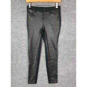 Harley Davidson‎ Womens SZ 28 Black Pocket Motorcycle Skinny Pants